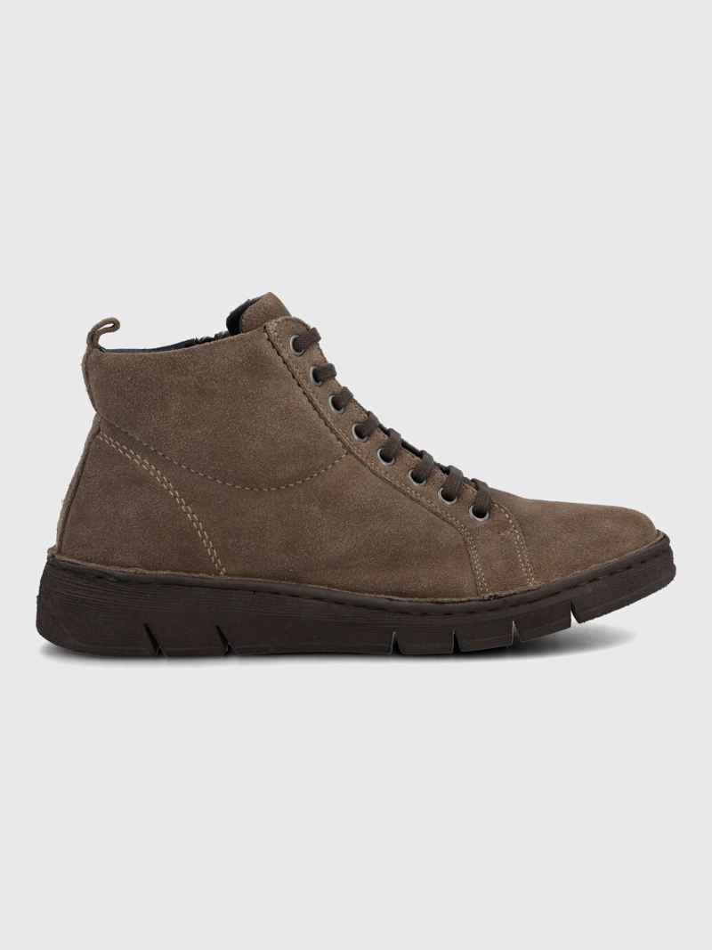 BOTIN CUERO MUJER WINNET CAFE  HUSH PUPPIES - 2