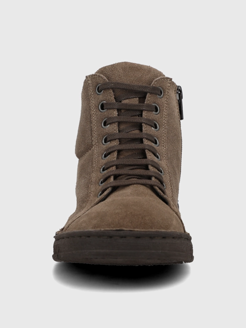 BOTIN CUERO MUJER WINNET CAFE  HUSH PUPPIES - 4