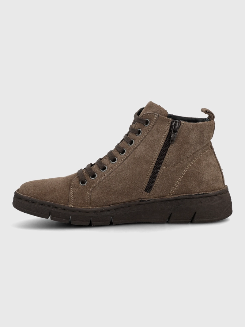 BOTIN CUERO MUJER WINNET CAFE  HUSH PUPPIES - 5