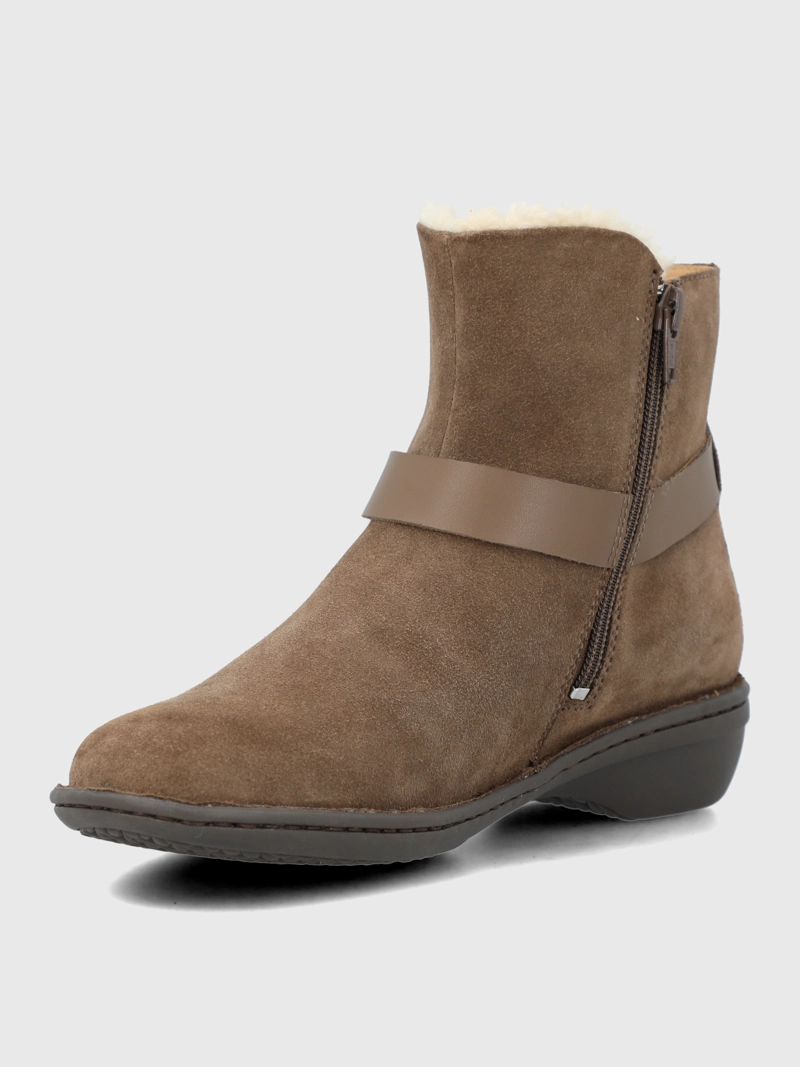 BOTIN CUERO MUJER ANCONA II CAFE  HUSH PUPPIES - 6