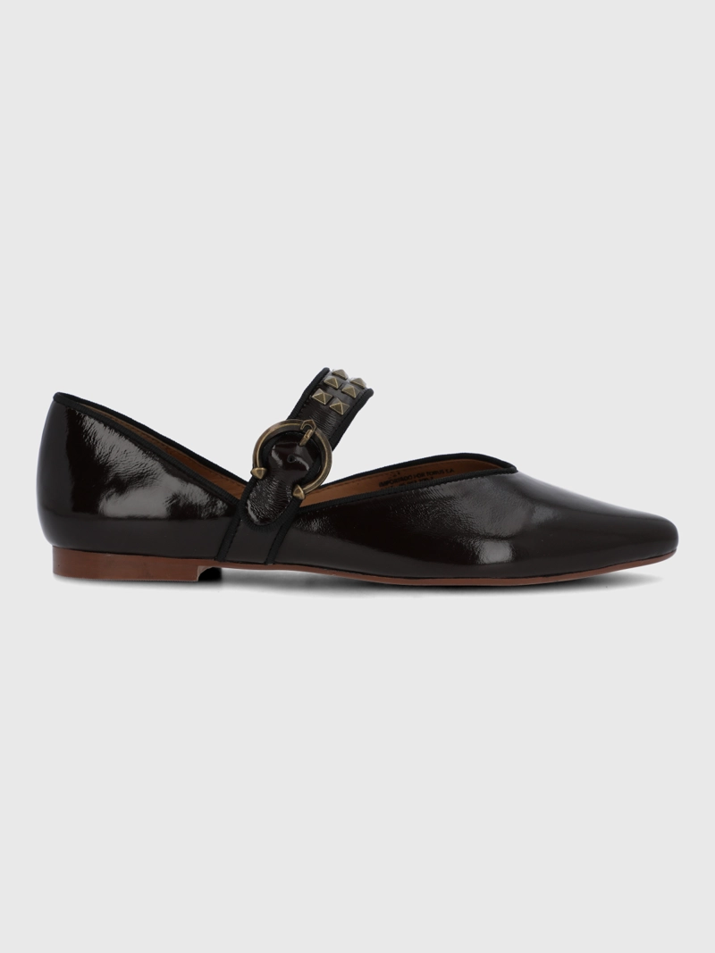 BALLERINA CUERO MUJER ALOZIA CAFE  HUSH PUPPIES - 2