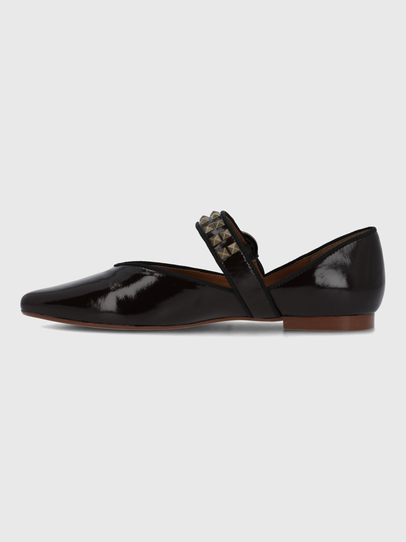 BALLERINA CUERO MUJER ALOZIA CAFE  HUSH PUPPIES - 5