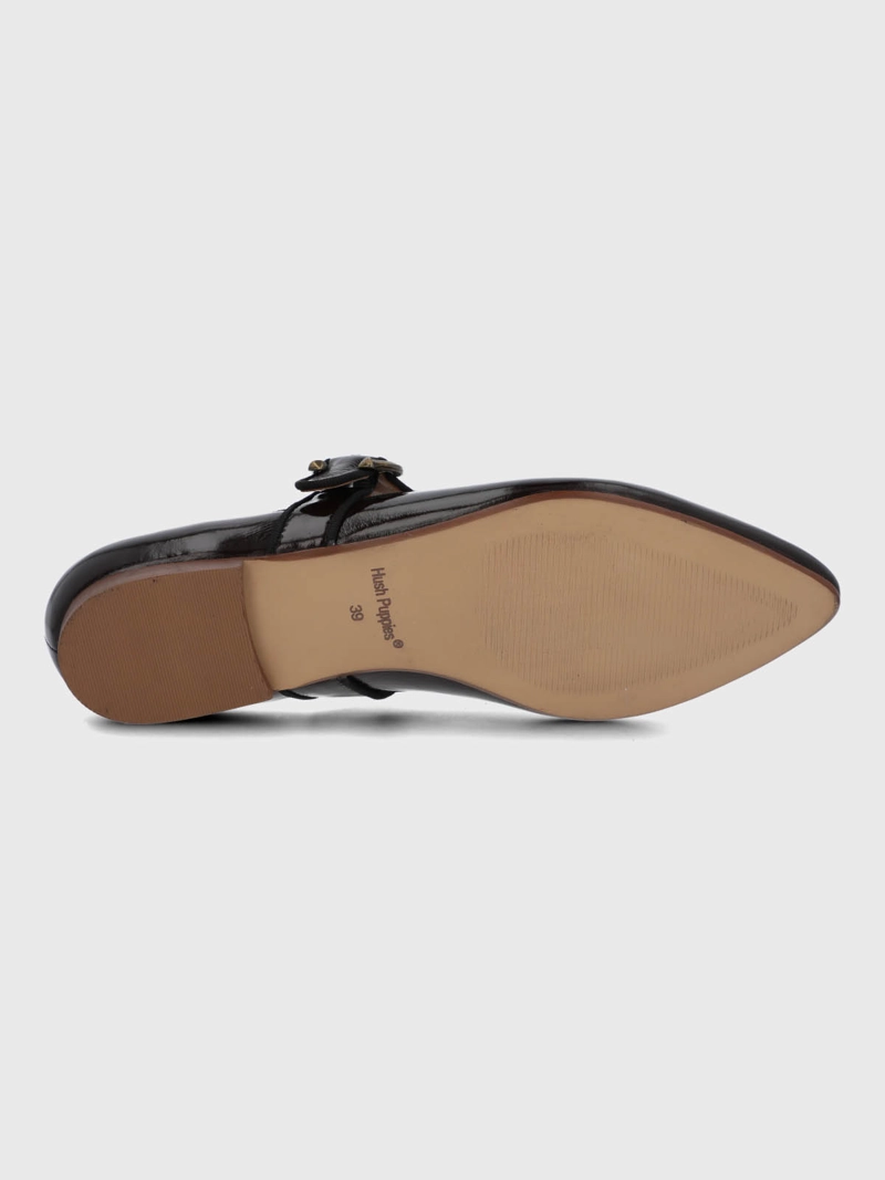 BALLERINA CUERO MUJER ALOZIA CAFE  HUSH PUPPIES - 8
