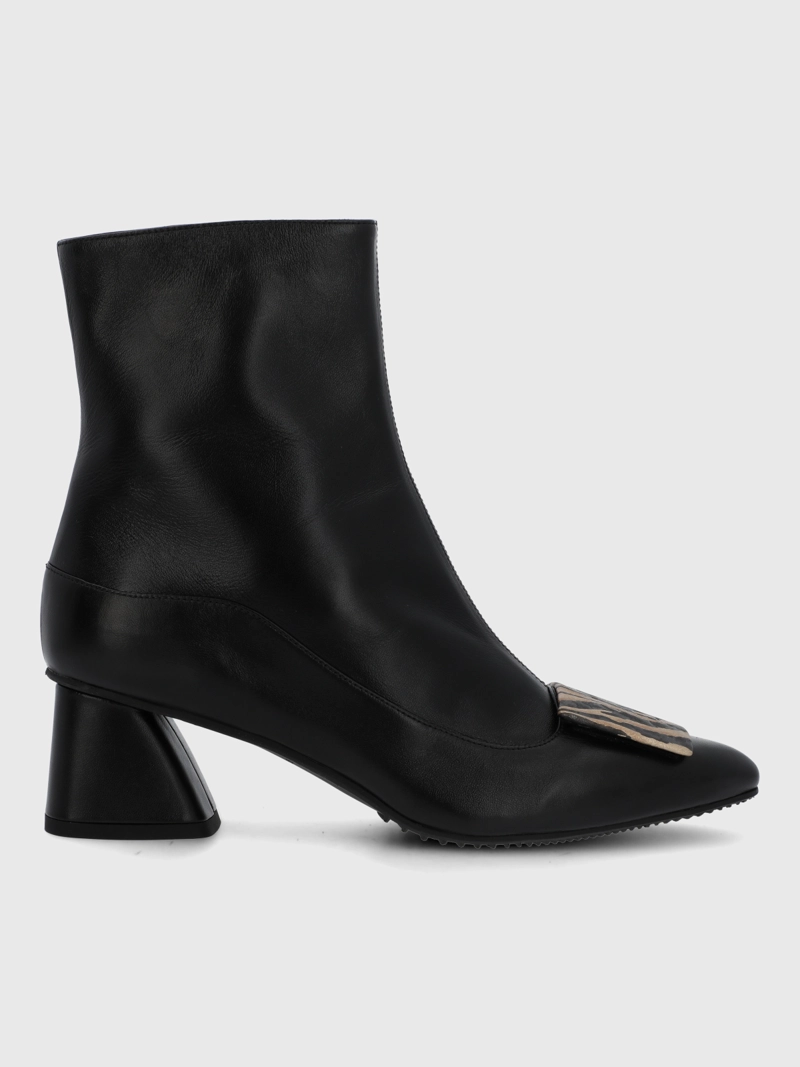 BOTIN BRUNATE CUERO MUJER BERTANI NEGRO HUSH PUPPIES - 4