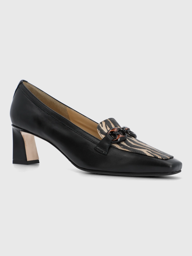 ZAPATO BRUNATE CUERO MUJER DOGANA NEGRO HUSH PUPPIES - 1