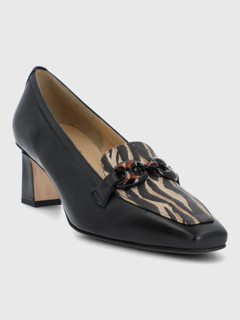 ZAPATO BRUNATE CUERO MUJER DOGANA NEGRO HUSH PUPPIES - 2
