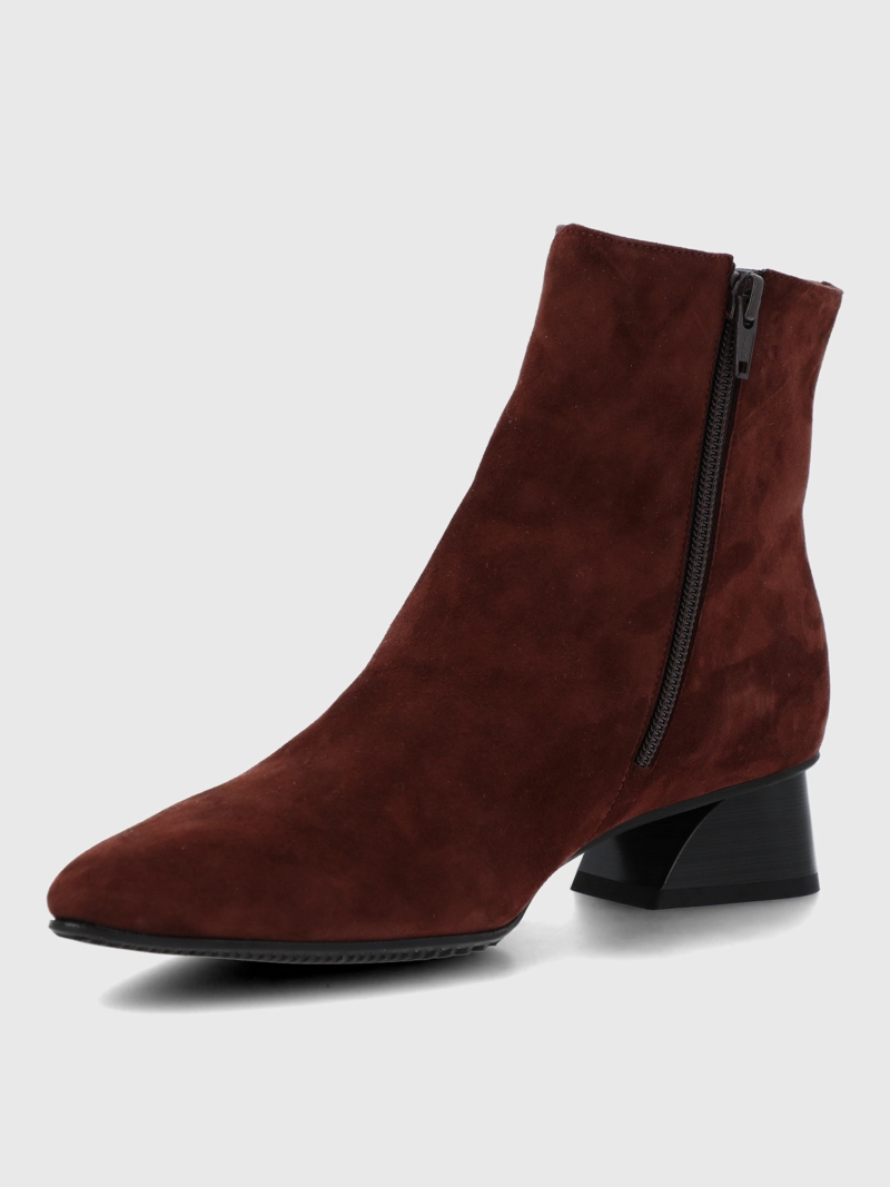 BOTIN BRUNATE CUERO MUJER PINEDO BURDEO HUSH PUPPIES - 6