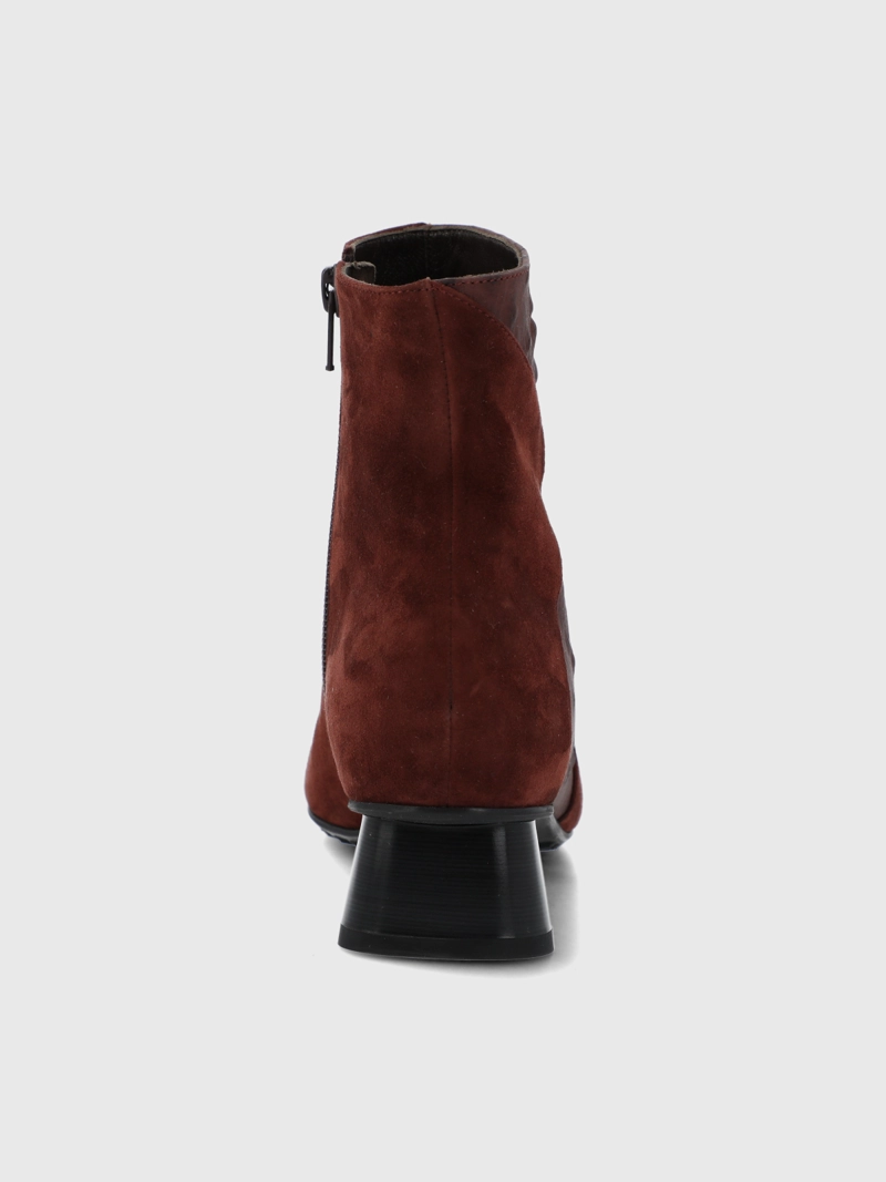 BOTIN BRUNATE CUERO MUJER PINEDO BURDEO HUSH PUPPIES - 8