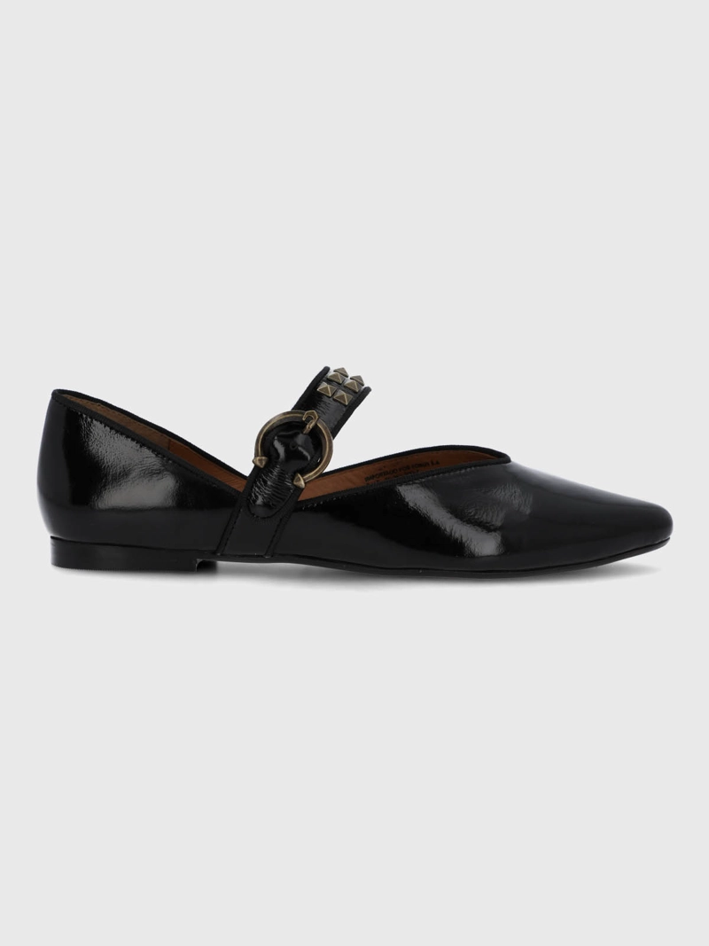 BALLERINA CUERO MUJER ALOZIA NEGRA HUSH PUPPIES - 2