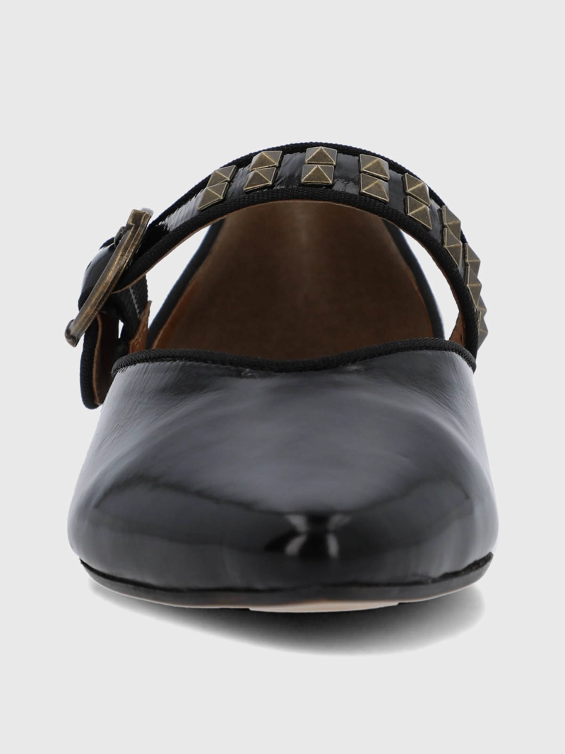 BALLERINA CUERO MUJER ALOZIA NEGRA HUSH PUPPIES - 4