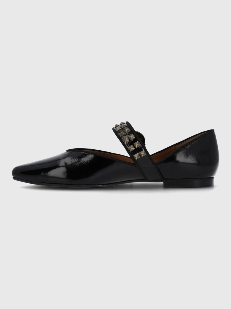 BALLERINA CUERO MUJER ALOZIA NEGRA HUSH PUPPIES - 5