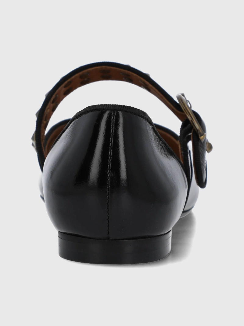 BALLERINA CUERO MUJER ALOZIA NEGRA HUSH PUPPIES - 7