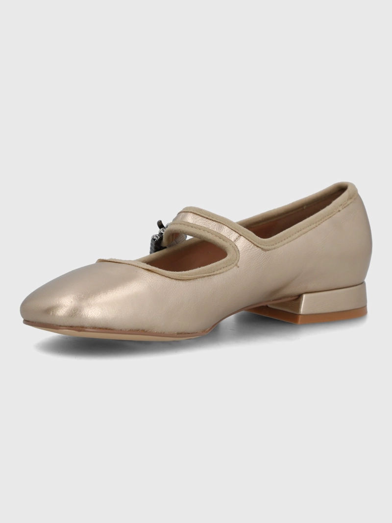 BALLERINA CUERO MUJER HULLY METALIZADO HUSH PUPPIES - 6