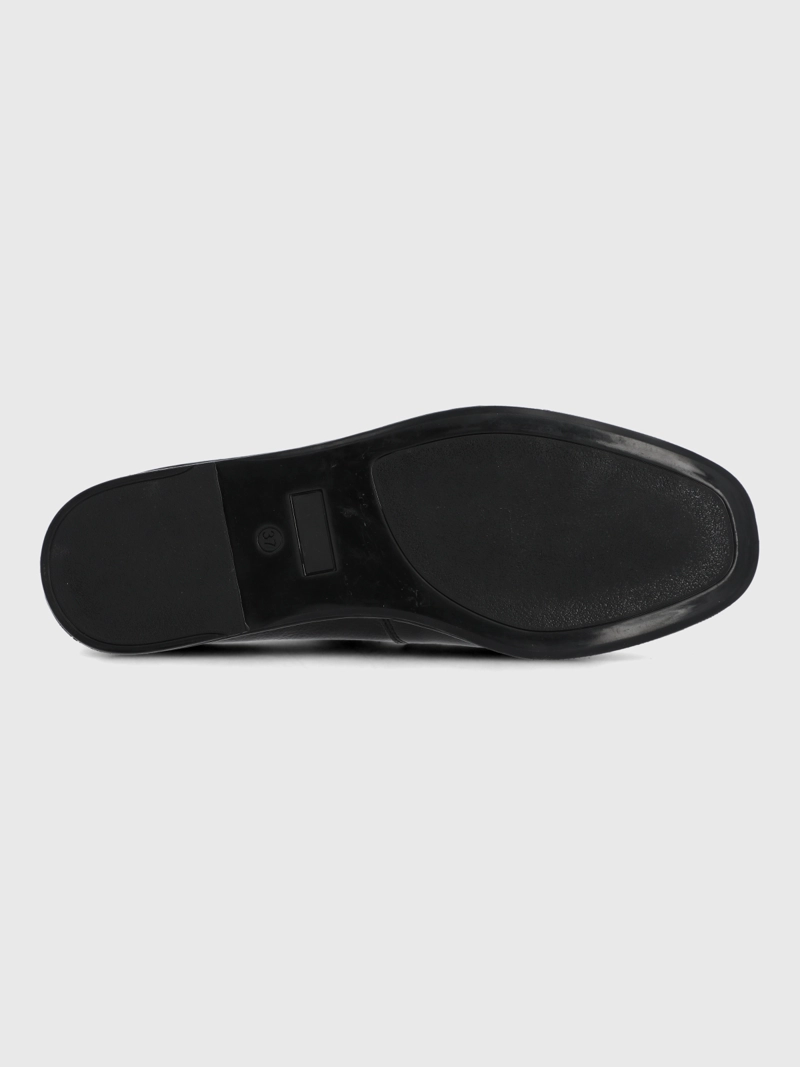 BALLERINA CUERO MUJER MERLY NEGRA HUSH PUPPIES - 8