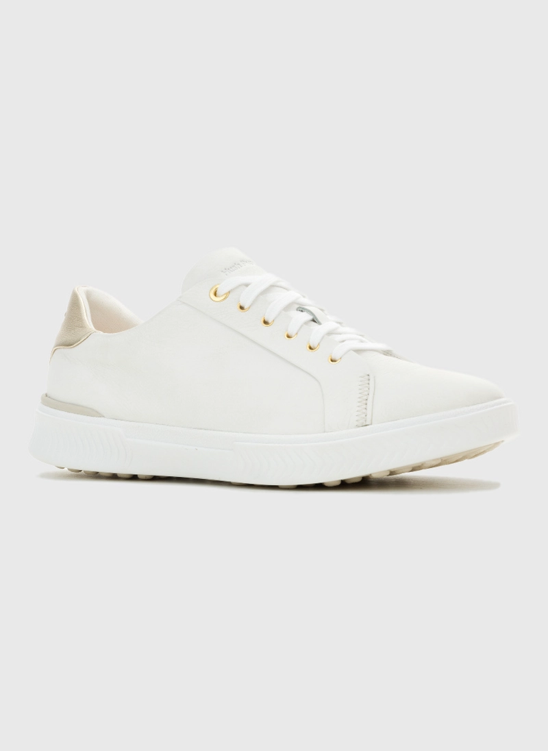ZAPATILLA CUERO MUJER MAE LACEUP BLANCO HUSH PUPPIES - 1
