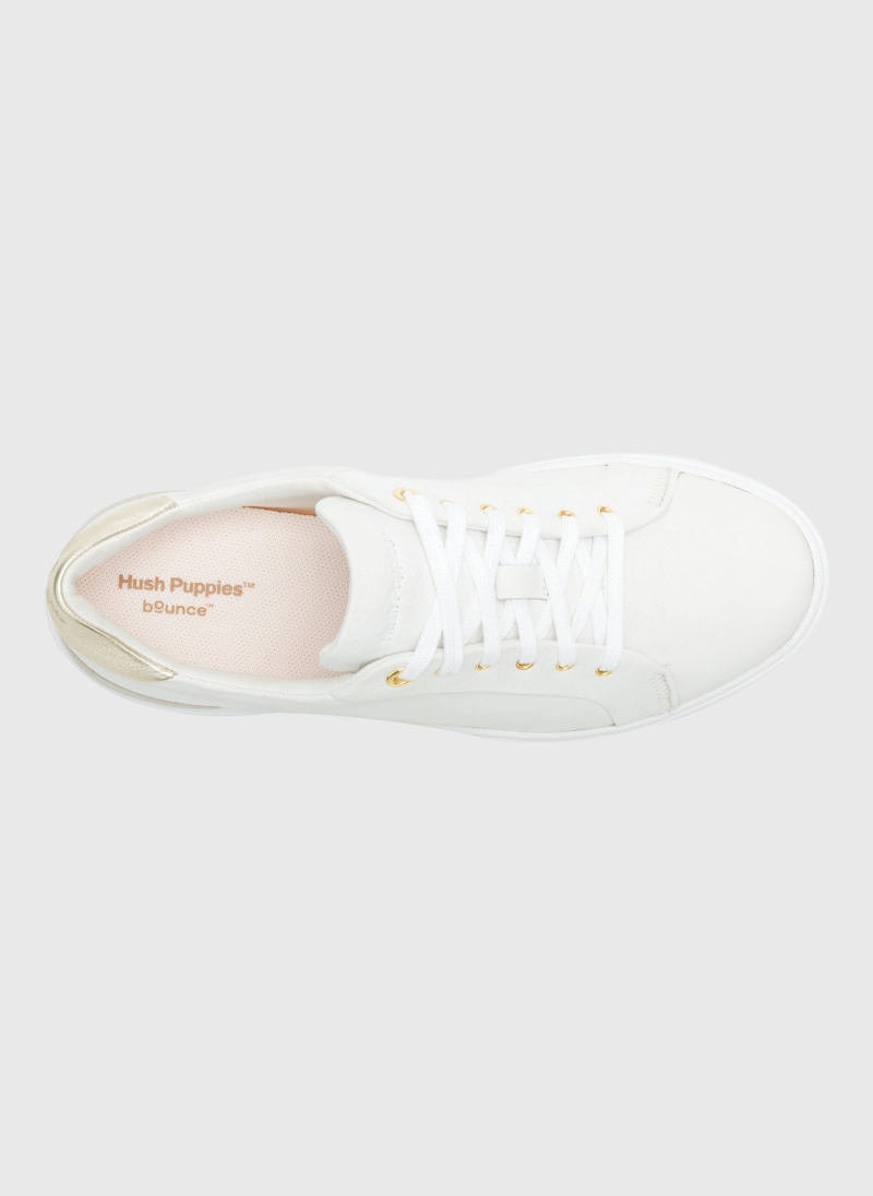 ZAPATILLA CUERO MUJER MAE LACEUP BLANCO HUSH PUPPIES - 6