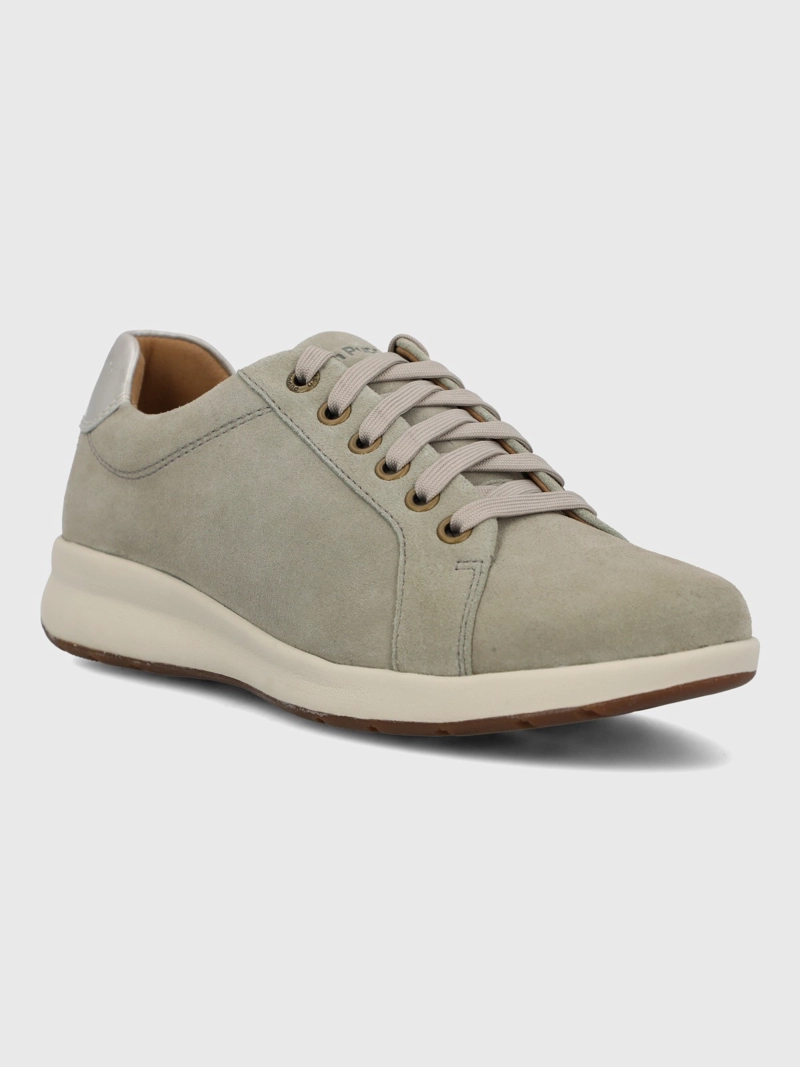 ZAPATILLA CUERO MUJER SPINAL LACEUP GRIS HUSH PUPPIES - 1
