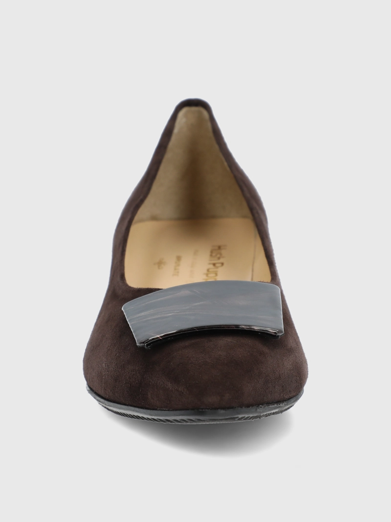 ZAPATO BRUNATE CUERO MUJER CORSA CAFE  HUSH PUPPIES - 5