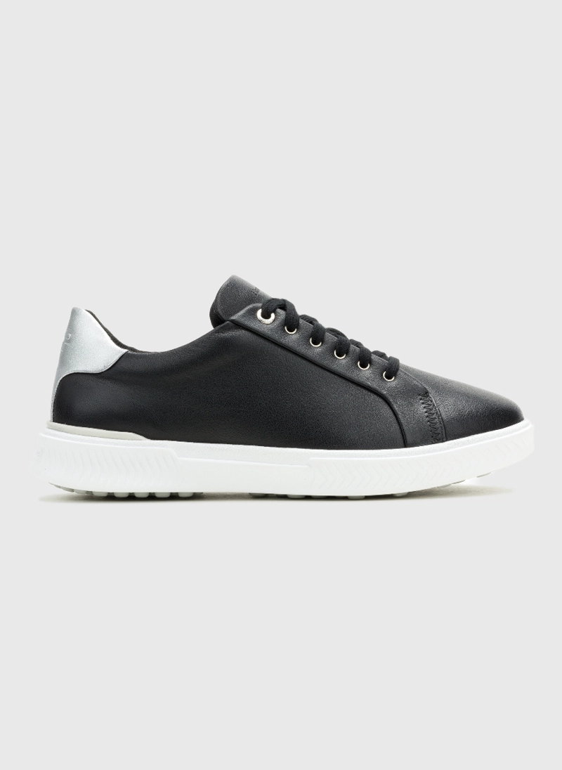 ZAPATILLA CUERO MUJER MAE LACEUP NEGRA HUSH PUPPIES - 2