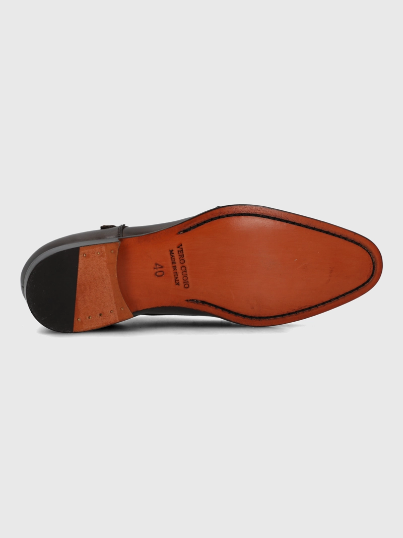 ZAPATO ITALIANO CUERO HOMBRE MACELLI CAFE  HUSH PUPPIES - 8