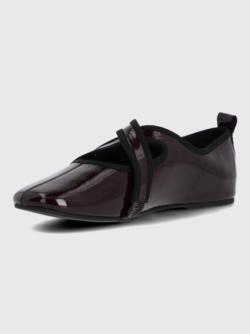 BALLERINA CUERO MUJER LALES BURDEO HUSH PUPPIES - 6