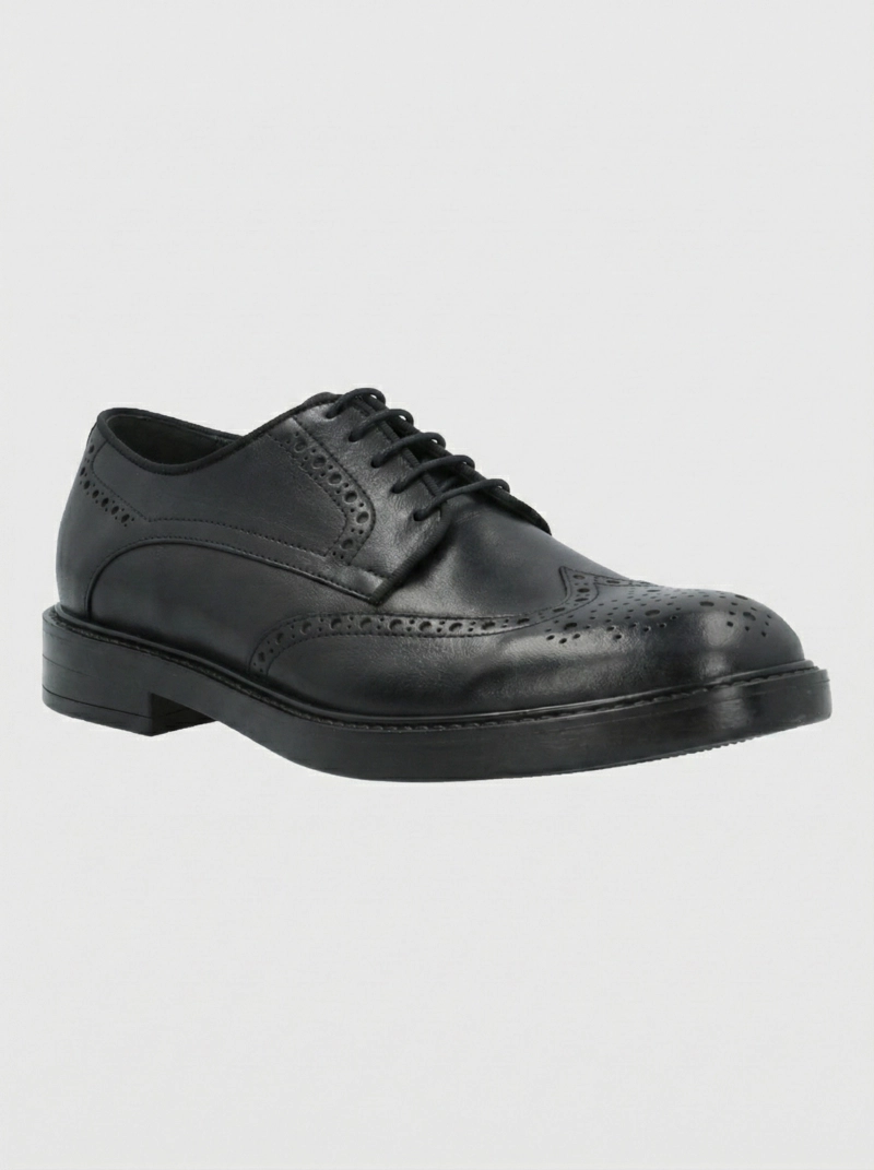 ZAPATO ITALIANO HOMBRE GIANICO NEGRO HUSH PUPPIES - 1