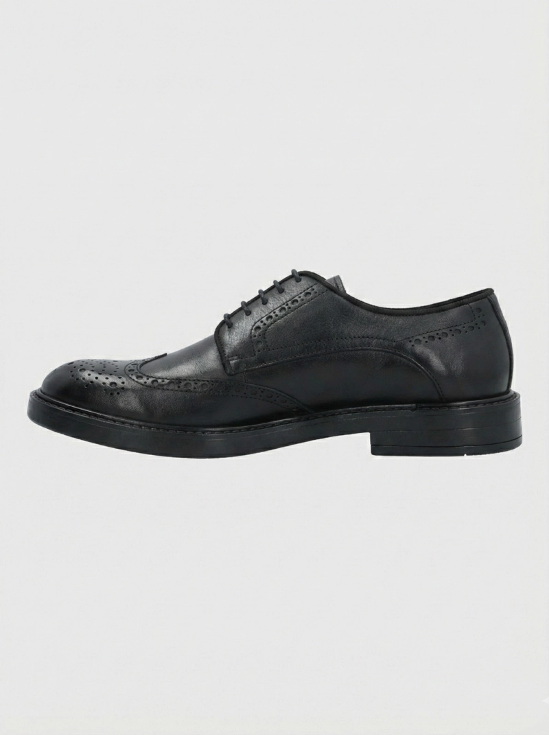 ZAPATO ITALIANO HOMBRE GIANICO NEGRO HUSH PUPPIES - 6