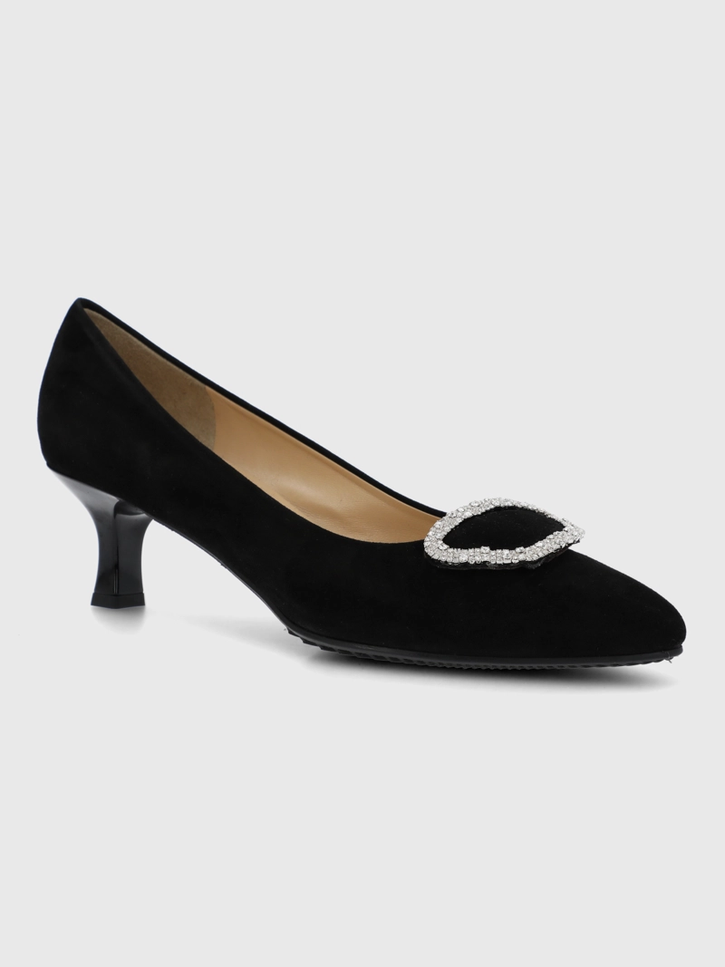 ZAPATO BRUNATE CUERO MUJER MERICI NEGRO HUSH PUPPIES - 1