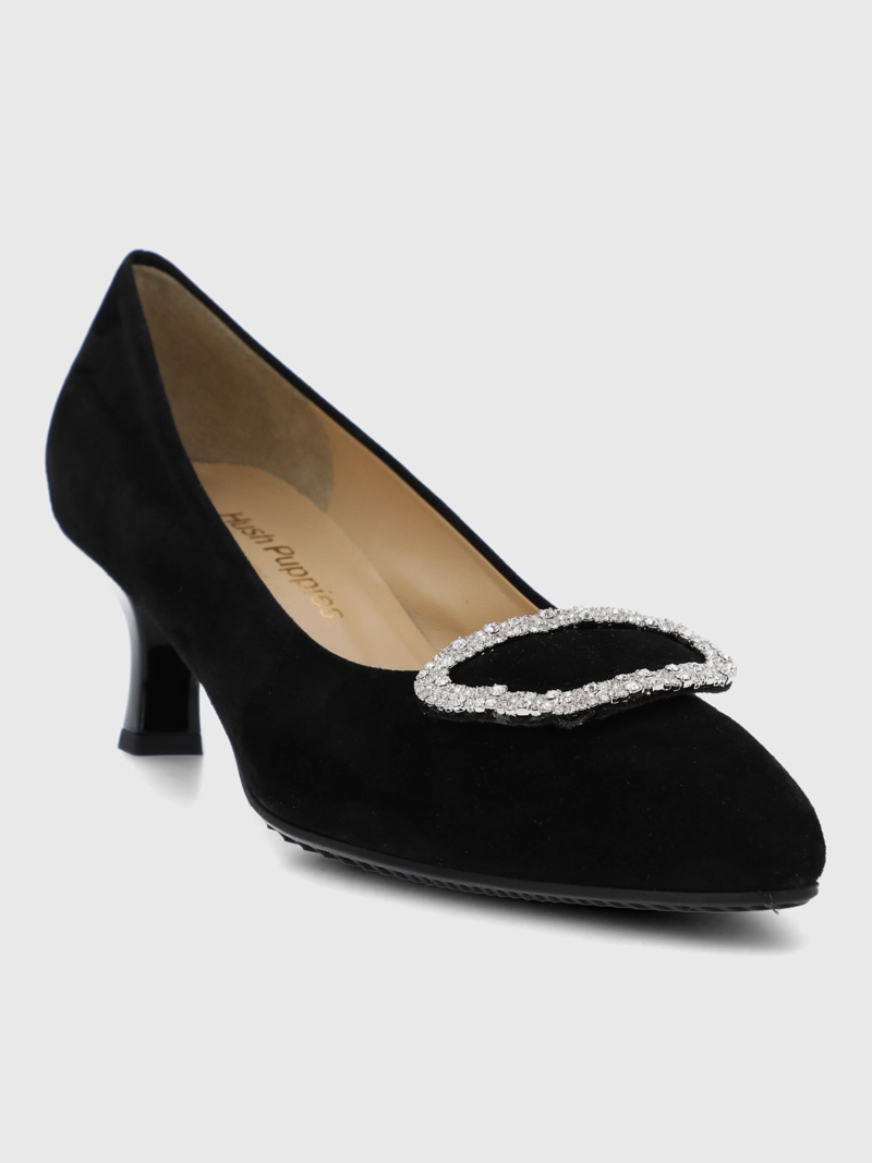 ZAPATO BRUNATE CUERO MUJER MERICI NEGRO HUSH PUPPIES - 2