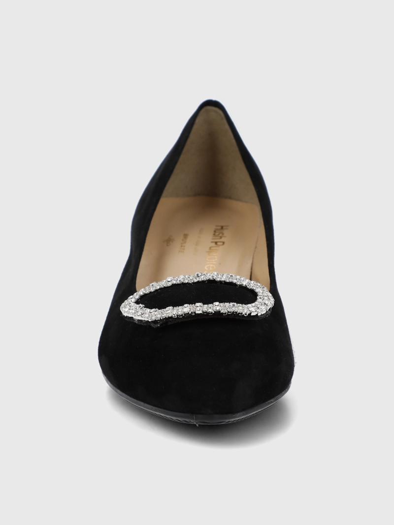 ZAPATO BRUNATE CUERO MUJER MERICI NEGRO HUSH PUPPIES - 5