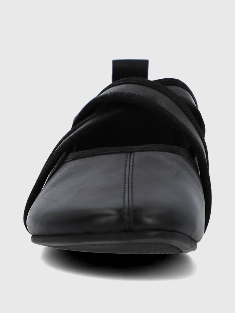 BALLERINA CUERO MUJER LALES NEGRO HUSH PUPPIES - 4