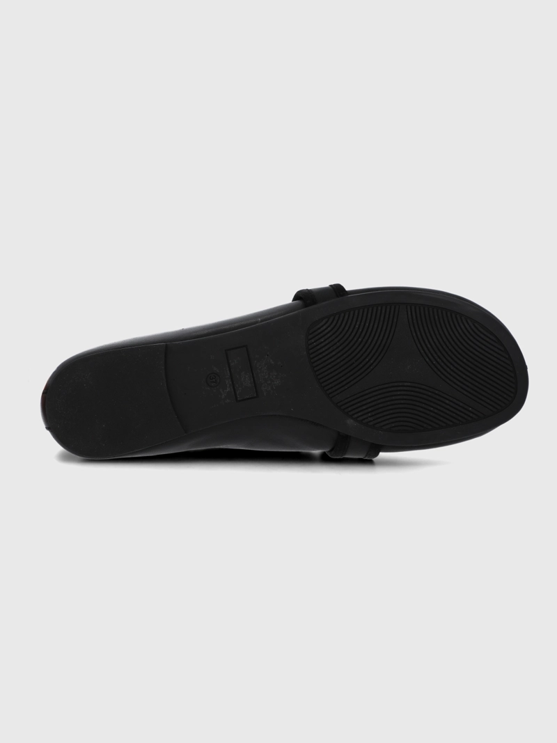 BALLERINA CUERO MUJER LALES NEGRO HUSH PUPPIES - 8