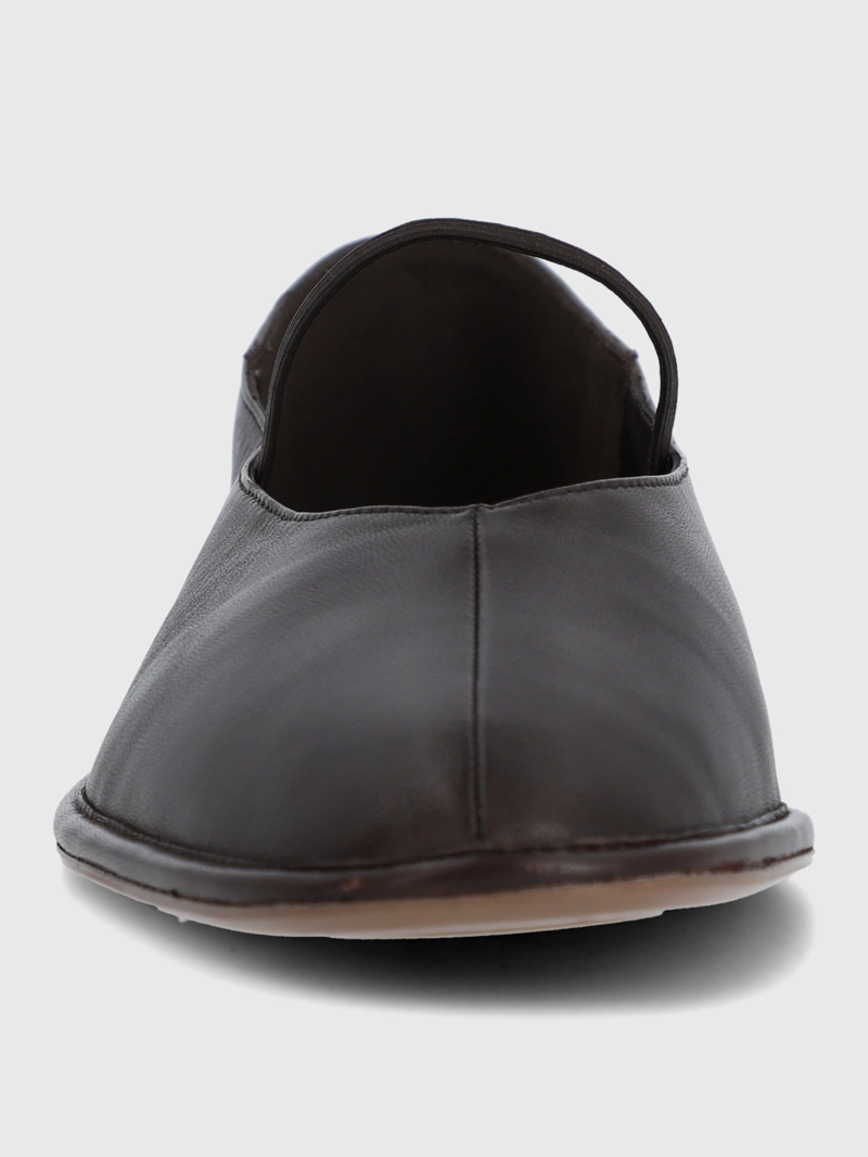 BALLERINA CUERO MUJER TACHI CAFE  HUSH PUPPIES - 4