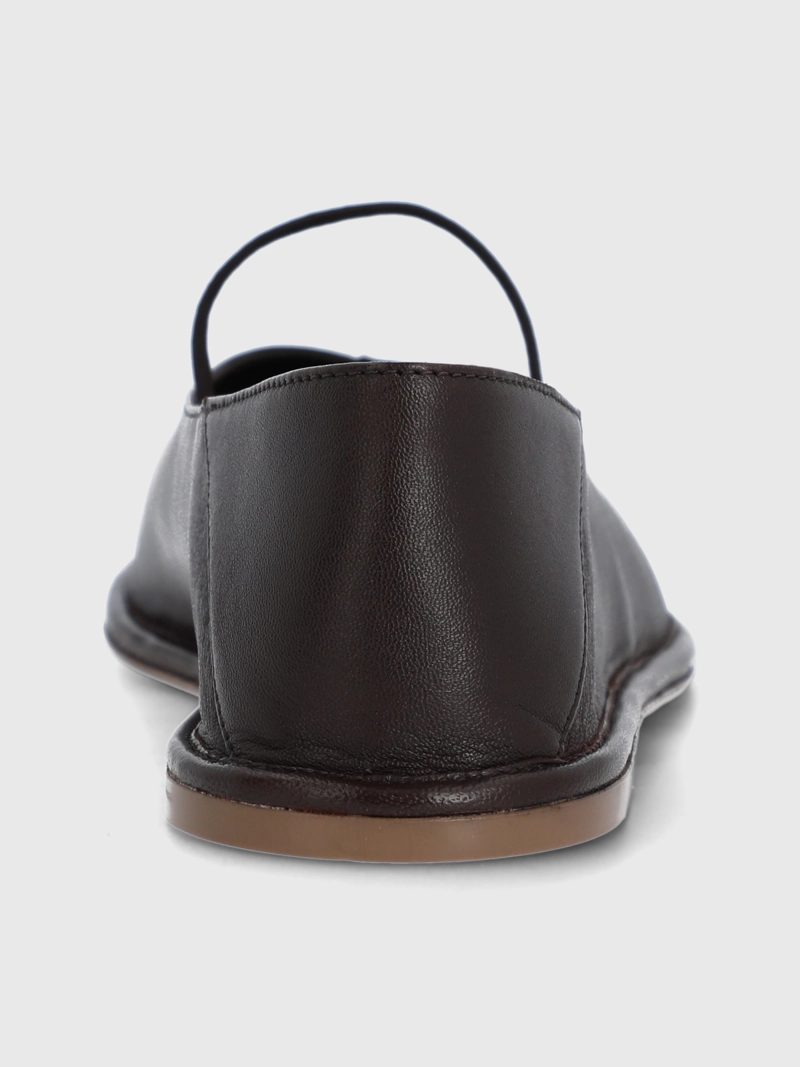 BALLERINA CUERO MUJER TACHI CAFE  HUSH PUPPIES - 7