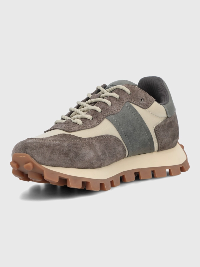 ZAPATILLA CUERO MUJER JANET GRIS HUSH PUPPIES - 5