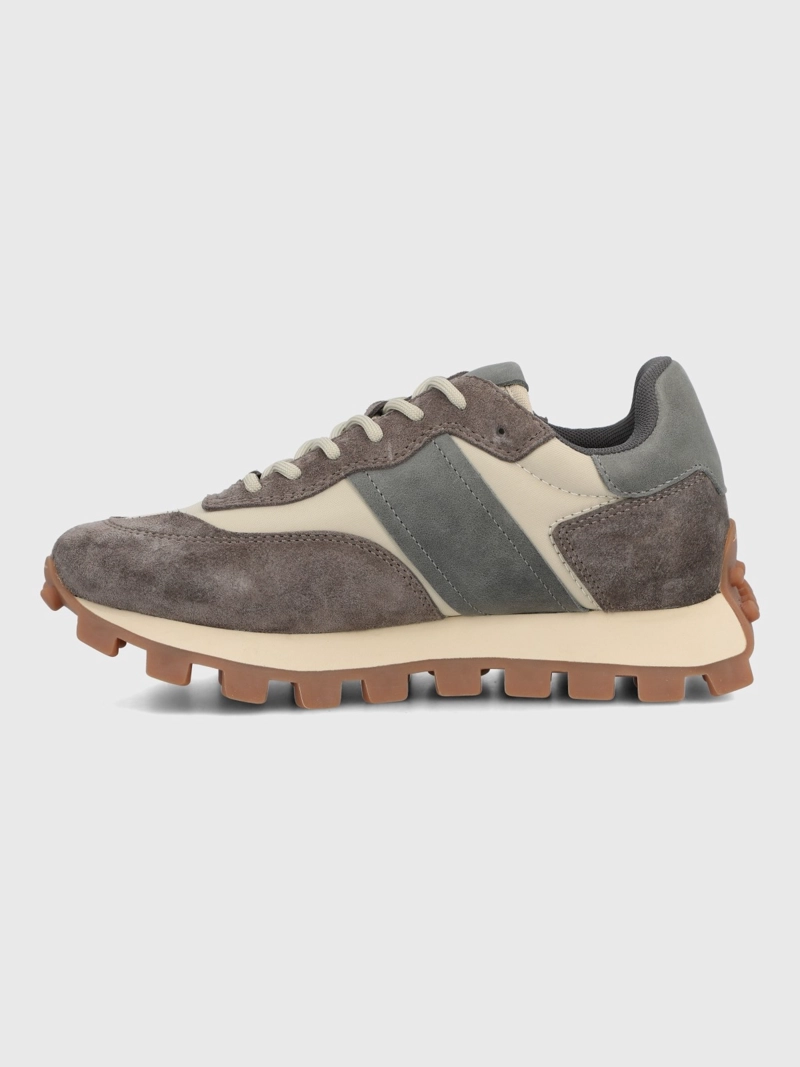 ZAPATILLA CUERO MUJER JANET GRIS HUSH PUPPIES - 6
