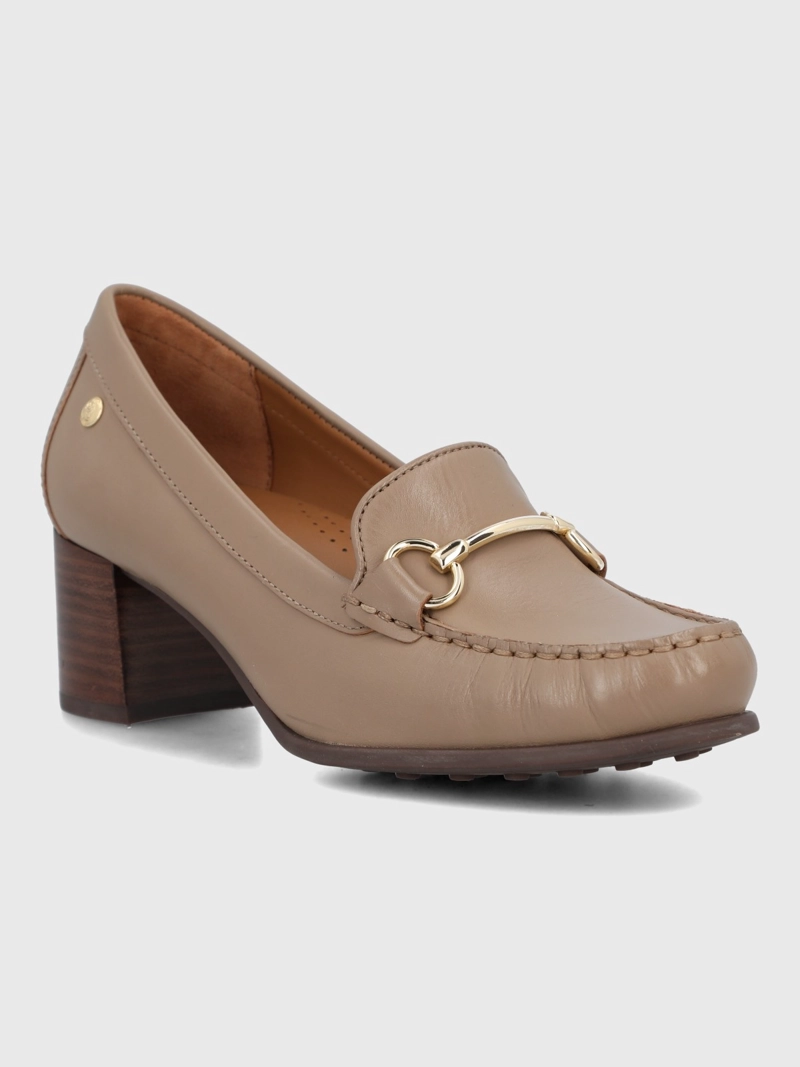 ZAPATO CUERO MUJER BEATA II BEIGE HUSH PUPPIES - 1