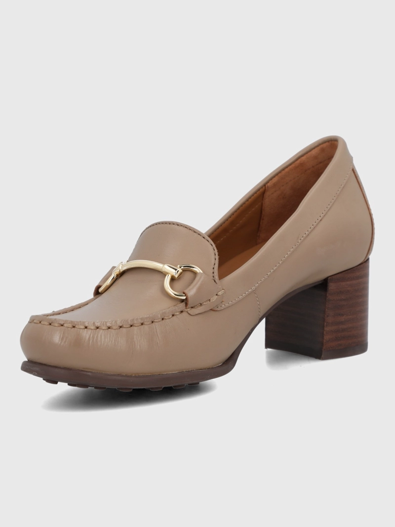 ZAPATO CUERO MUJER BEATA II BEIGE HUSH PUPPIES - 5