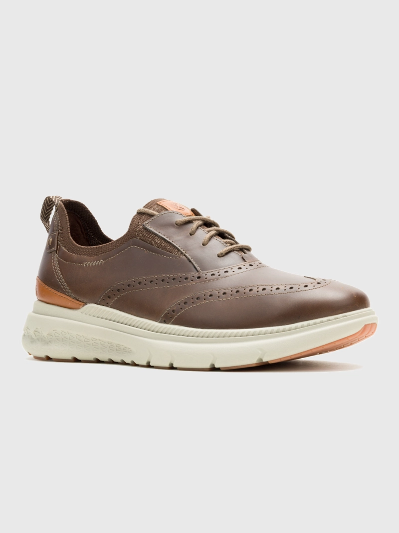 ZAPATO CUERO HOMBRE EXCEL WINGTIP CAFE  HUSH PUPPIES - 1
