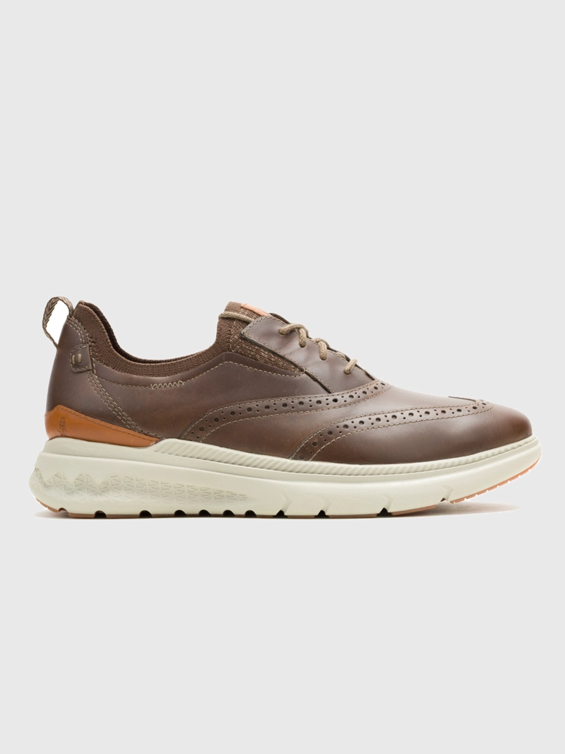 ZAPATO CUERO HOMBRE EXCEL WINGTIP CAFE  HUSH PUPPIES - 2