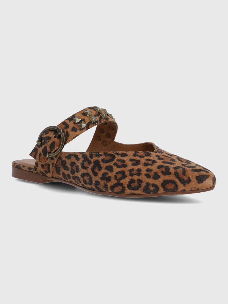 BALLERINA CUERO MUJER SINARA METALIZADA HUSH PUPPIES - 1