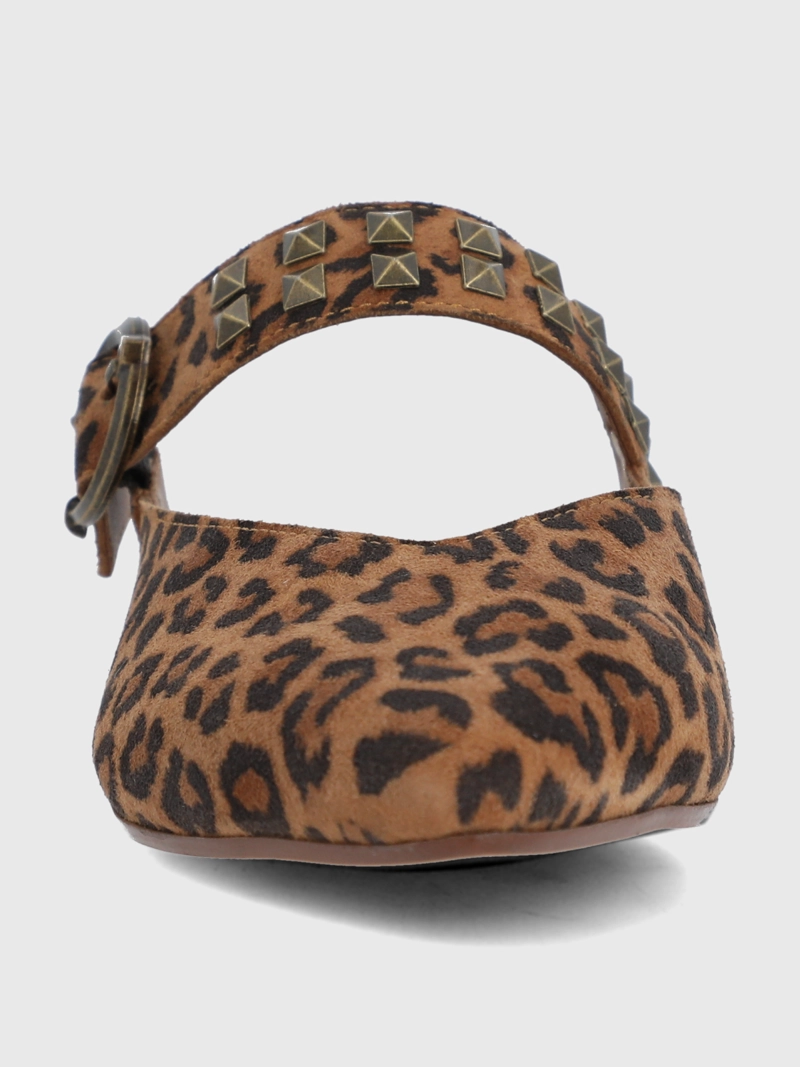 BALLERINA CUERO MUJER SINARA METALIZADA HUSH PUPPIES - 4
