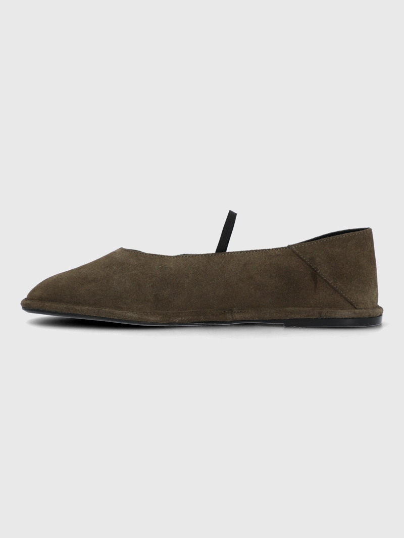 BALLERINA CUERO MUJER TACHI VERDE HUSH PUPPIES - 5