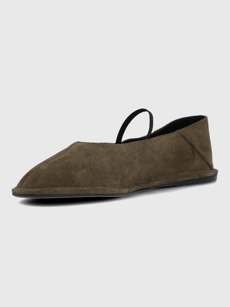 BALLERINA CUERO MUJER TACHI VERDE HUSH PUPPIES - 6