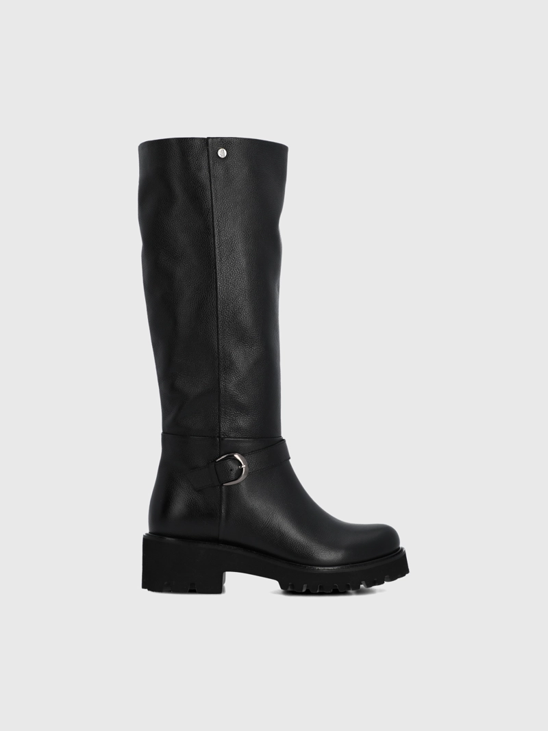 BOTA CUERO MUJER BLISDA NEGRA HUSH PUPPIES - 2