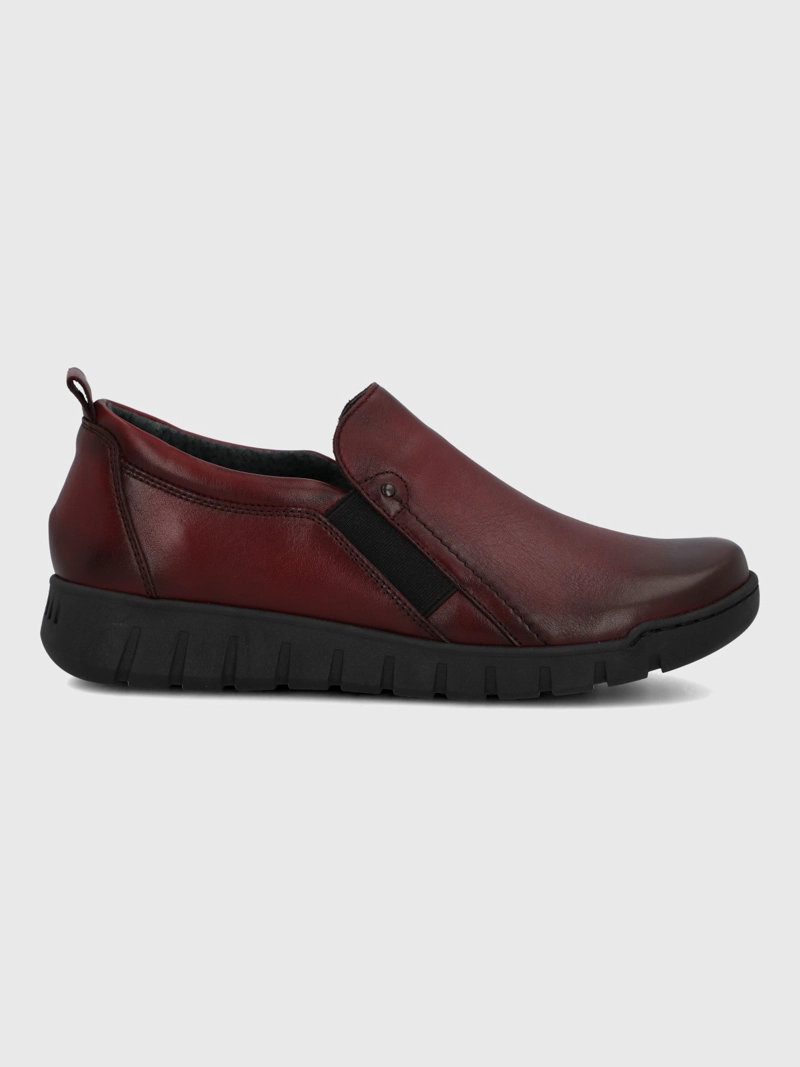 SLIP ON CUERO MUJER HENRY II BURDEO HUSH PUPPIES - 2