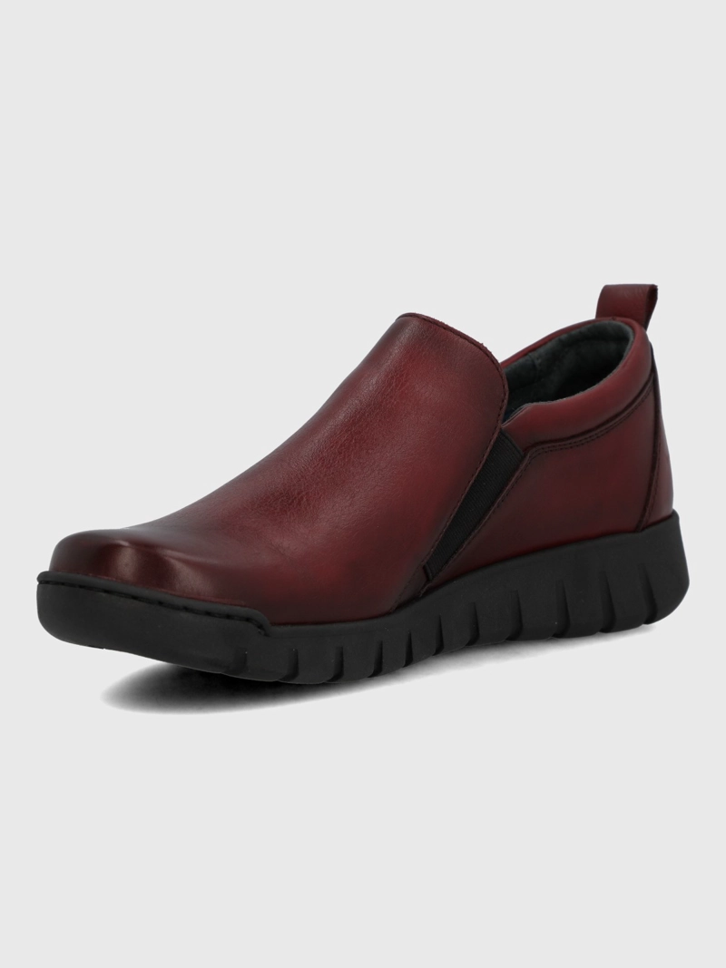 SLIP ON CUERO MUJER HENRY II BURDEO HUSH PUPPIES - 5