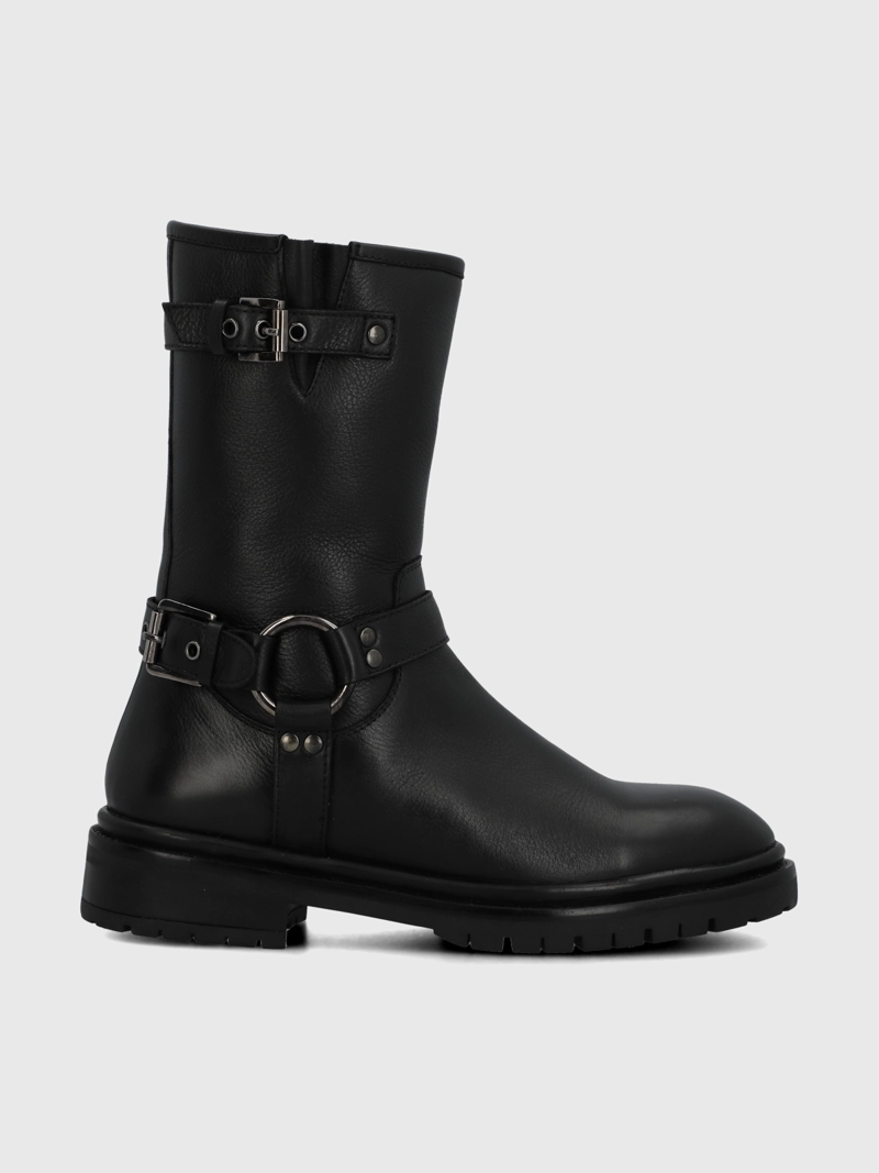BOTA CUERO MUJER RIBEK NEGRA HUSH PUPPIES - 2