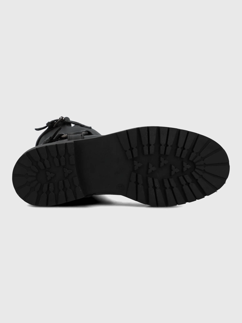 BOTA CUERO MUJER RIBEK NEGRA HUSH PUPPIES - 8
