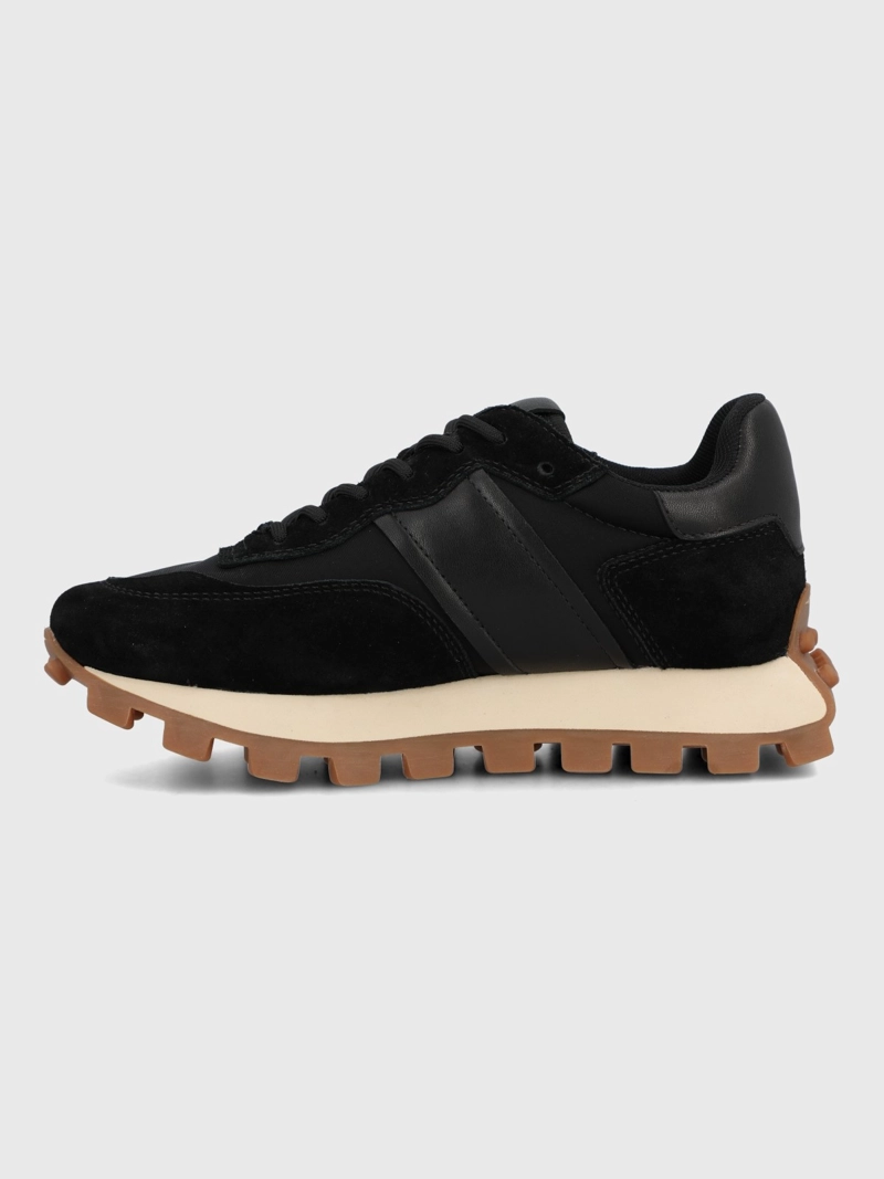 ZAPATILLA CUERO MUJER JANET NEGRO HUSH PUPPIES - 6